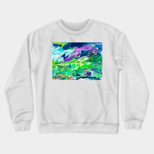 Rain Forest,Spring Crewneck Sweatshirt